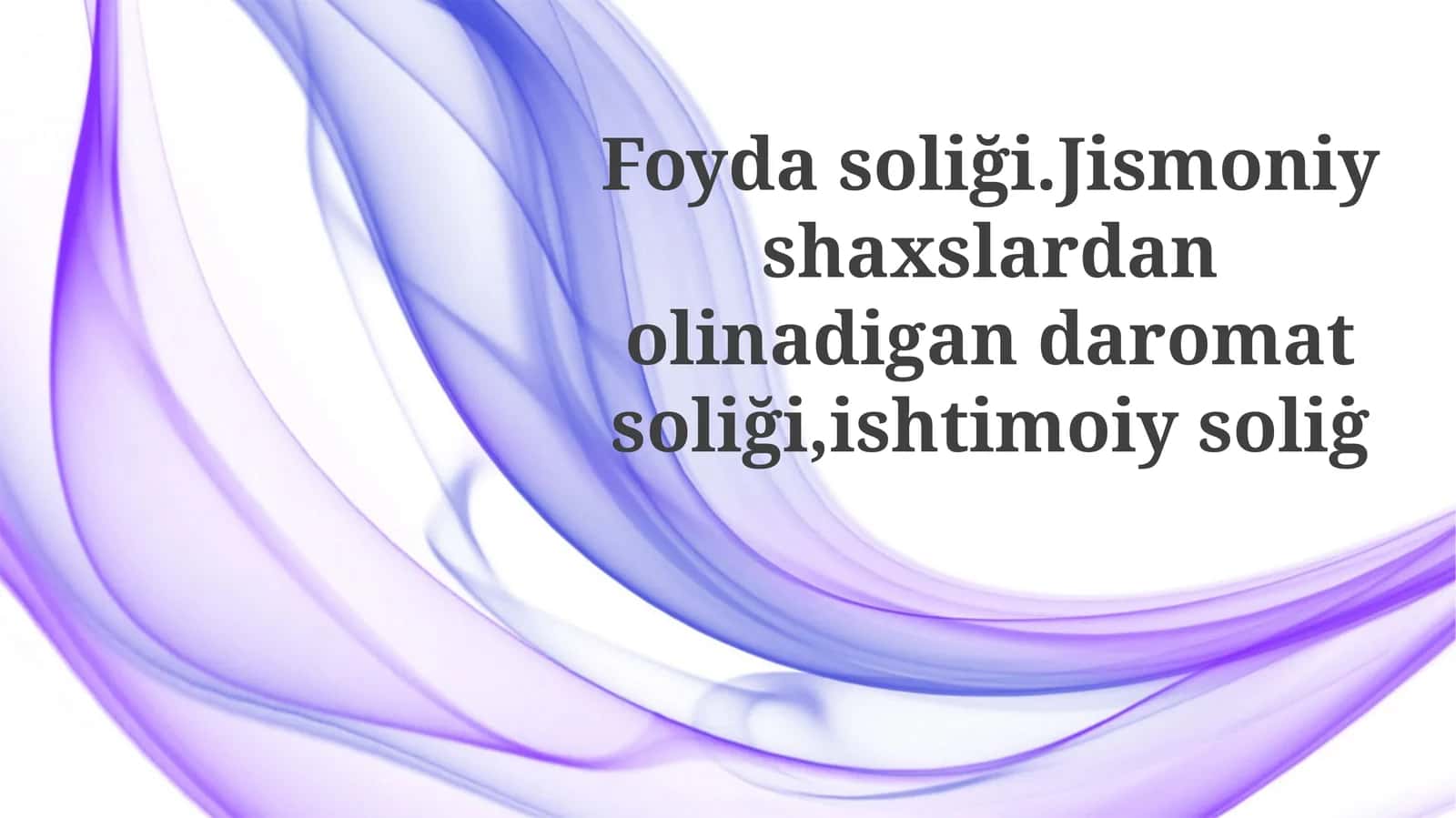 Foyda solig'i