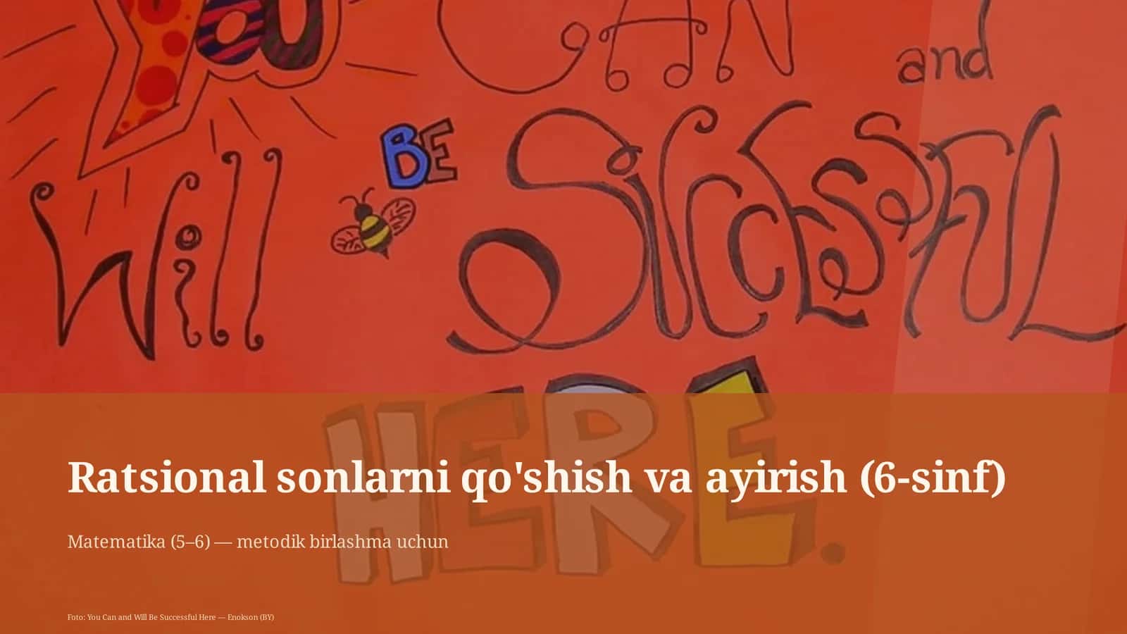 Ratsional sonlarni qo'shish va ayirish (6-sinf)