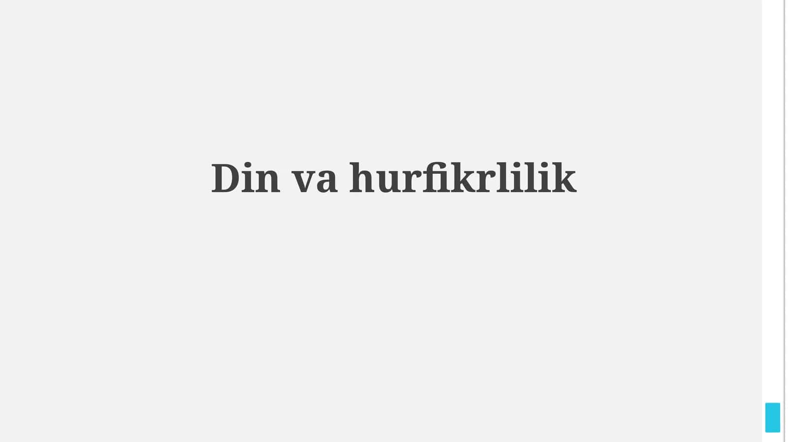 Dinvahurfikrlilik
