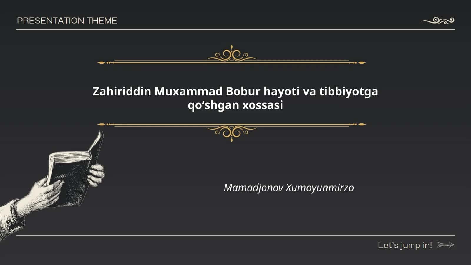Boburning erta hayoti