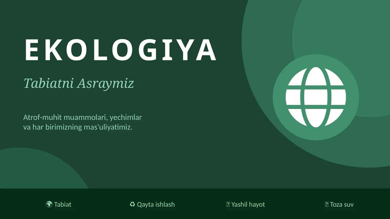 Ekologiya