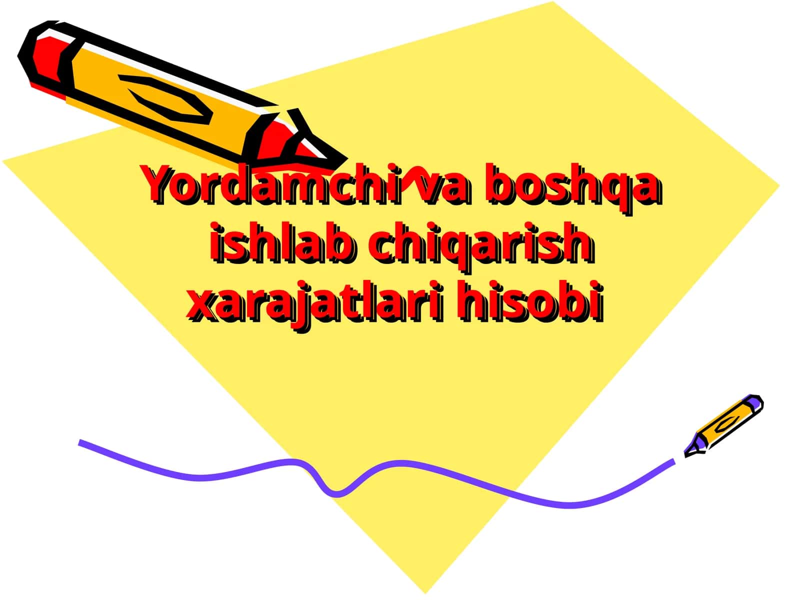 Ishlab chiqarish xarajatlari hisobi