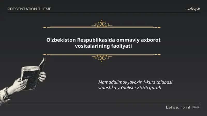 OAVni tartibga soluvchi qonunchilik va me'yoriy-huquqiy baza