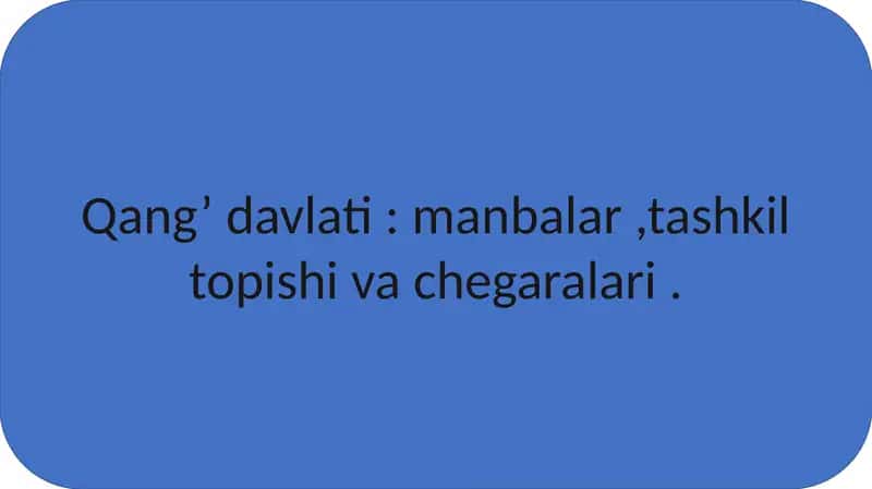 Qang’ davlati
