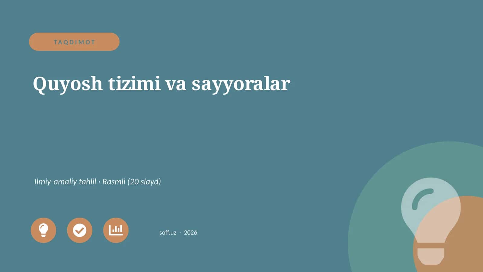Quyosh tizimi va sayyoralar