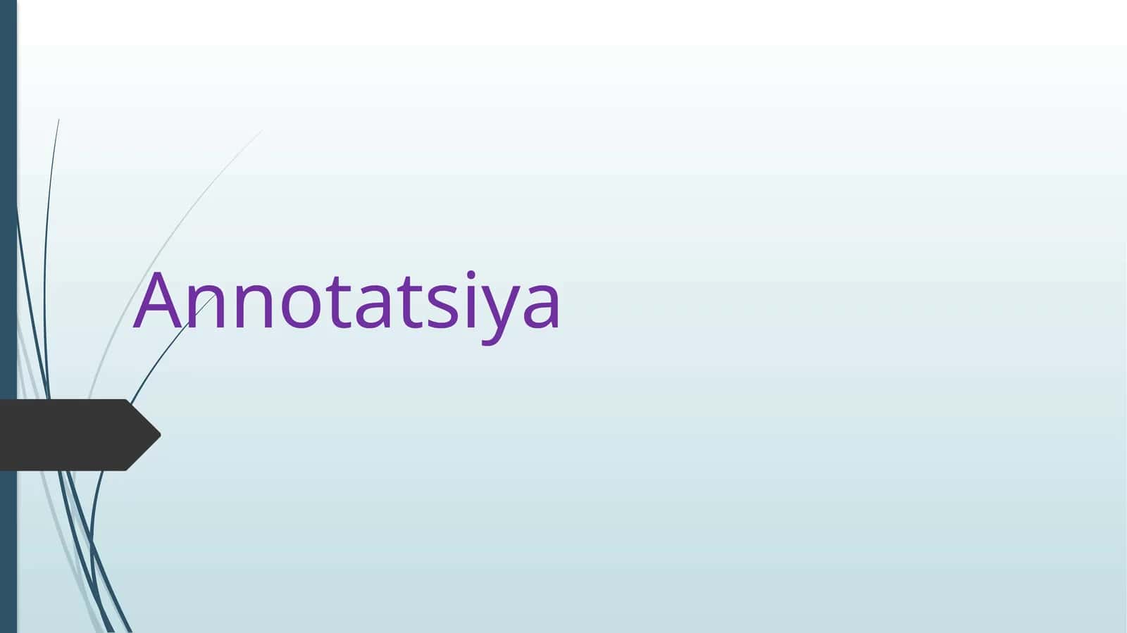 Annotatsiya