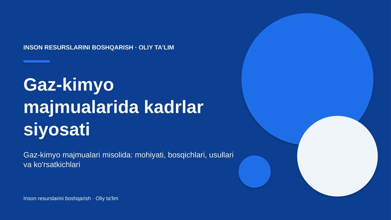 Gaz-kimyo majmualarida kadrlar siyosati