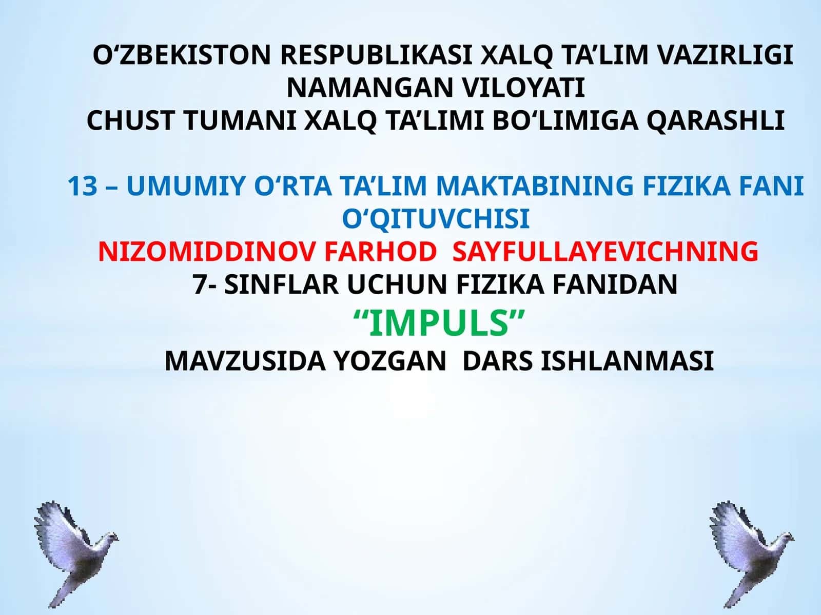 36§.Impuls