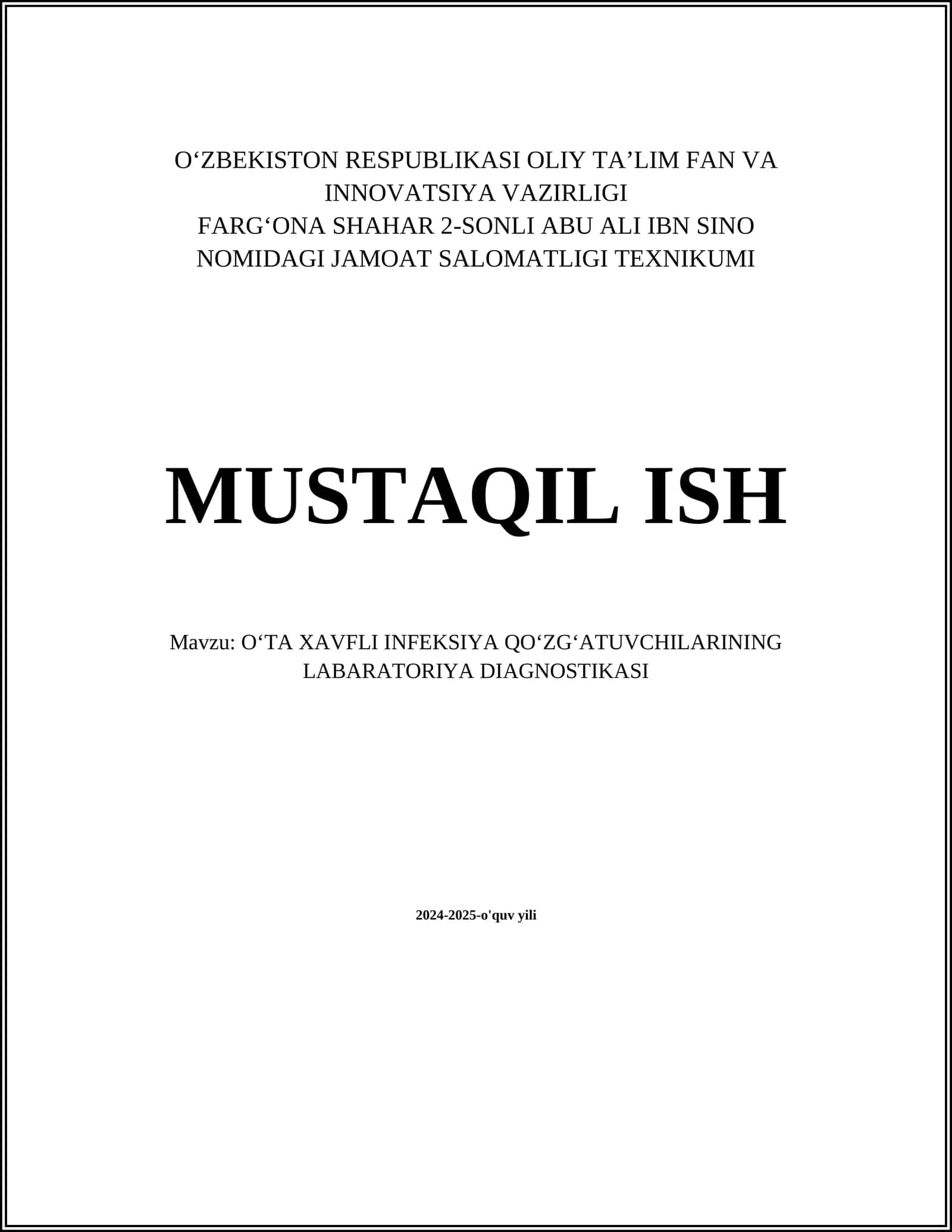 Molekulyar diagnostika usullari