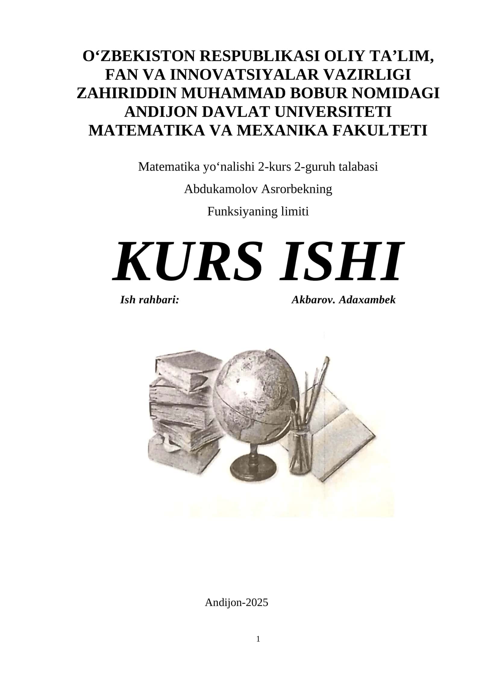Funksiyaning limiti