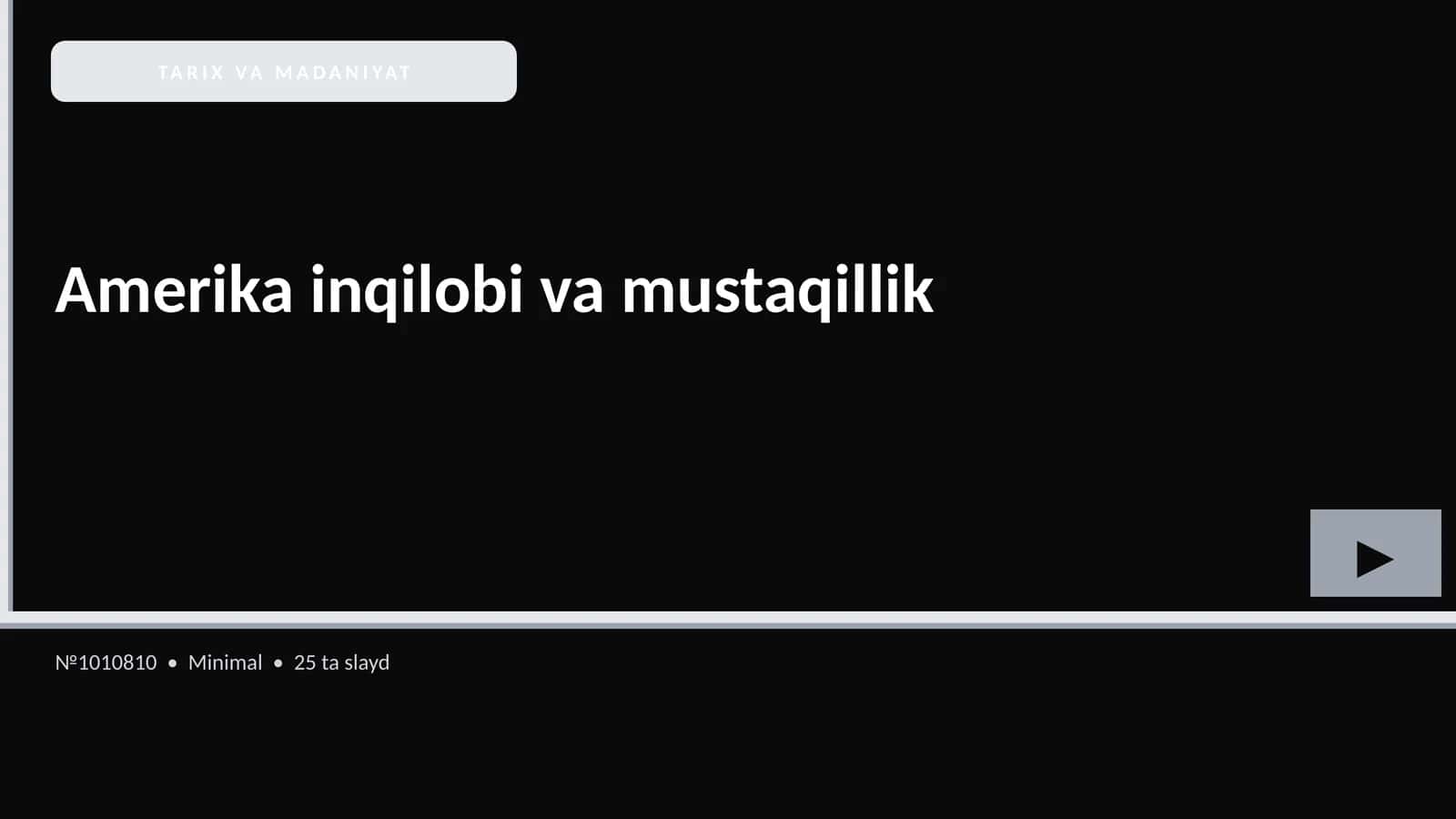 Amerika inqilobi va mustaqillik