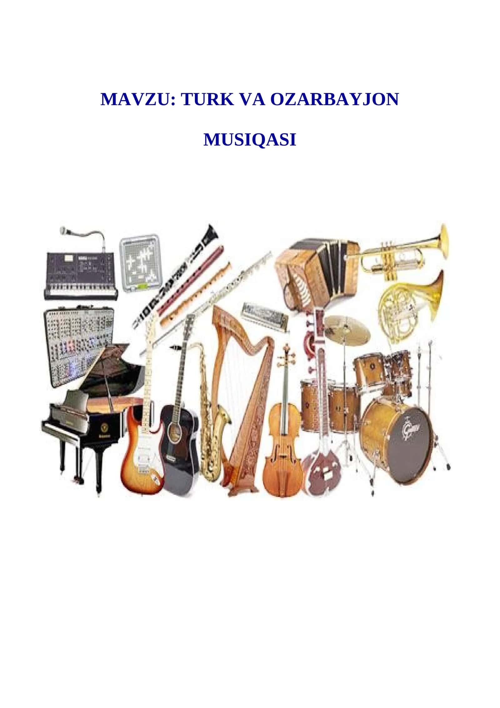 TURK VA OZARBAYJON MUSIQASI