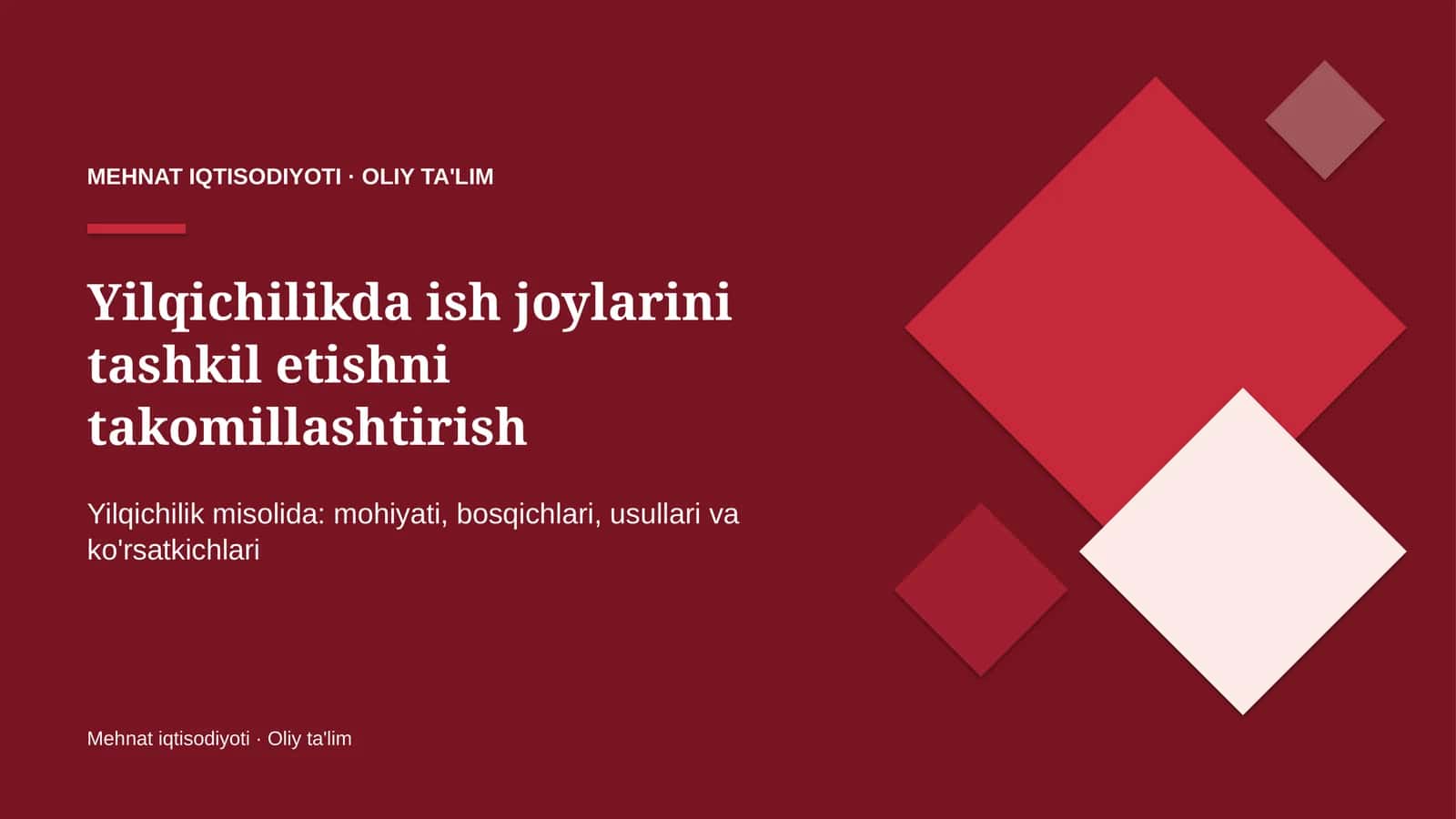 yilqichilikda ish joylarini tashkil etishni takomillashtirish 2252
