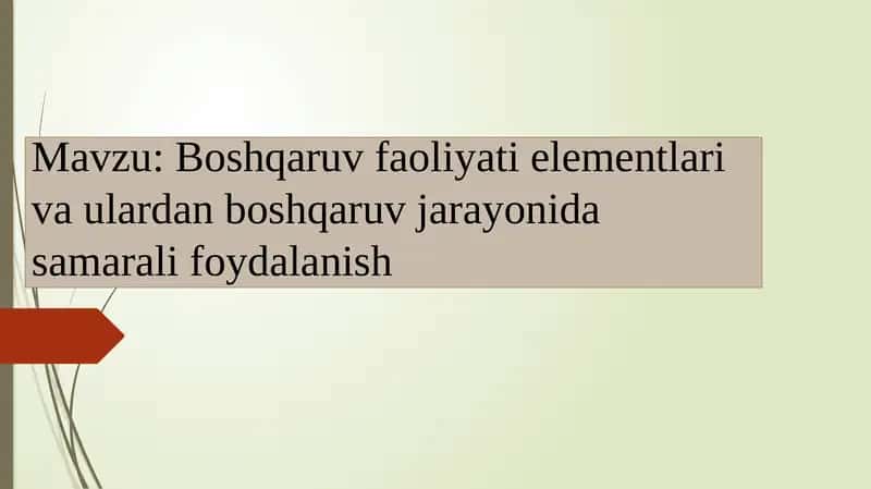 Insonresurslarini boshqarish