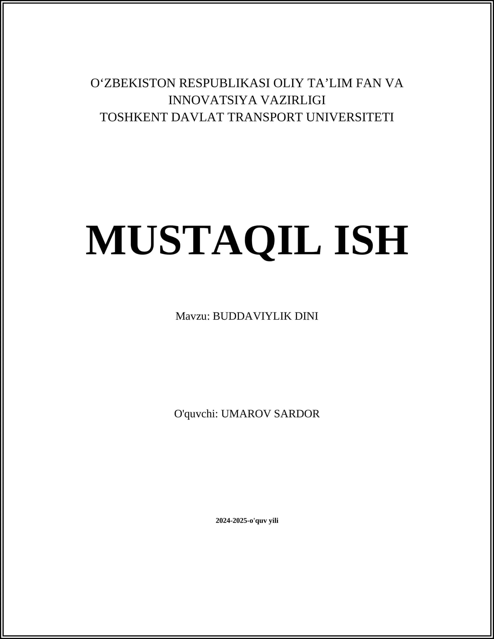 Buddaviylik ta'limoti