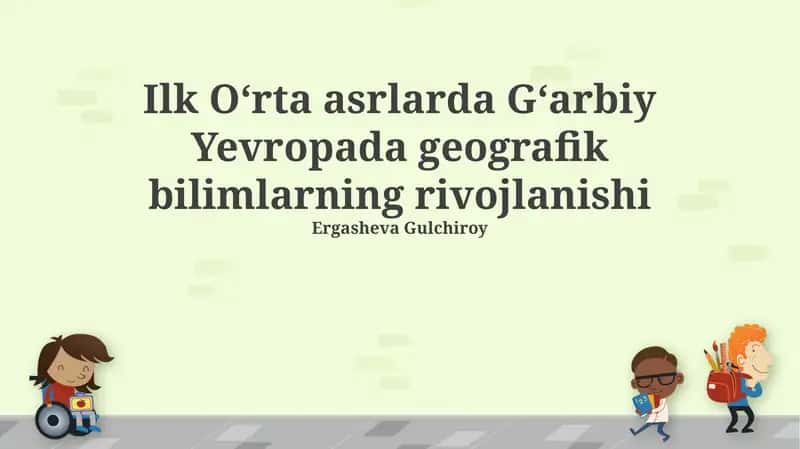Geografik bilimlarning rivojlanishi