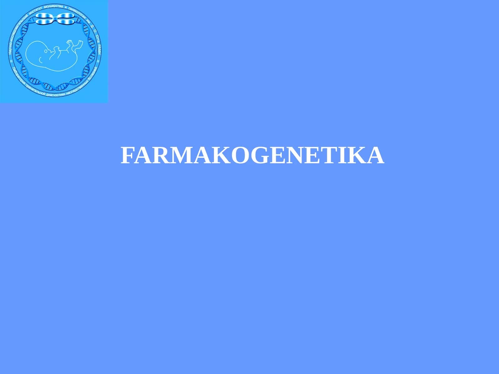FARMAKOGENETIKA