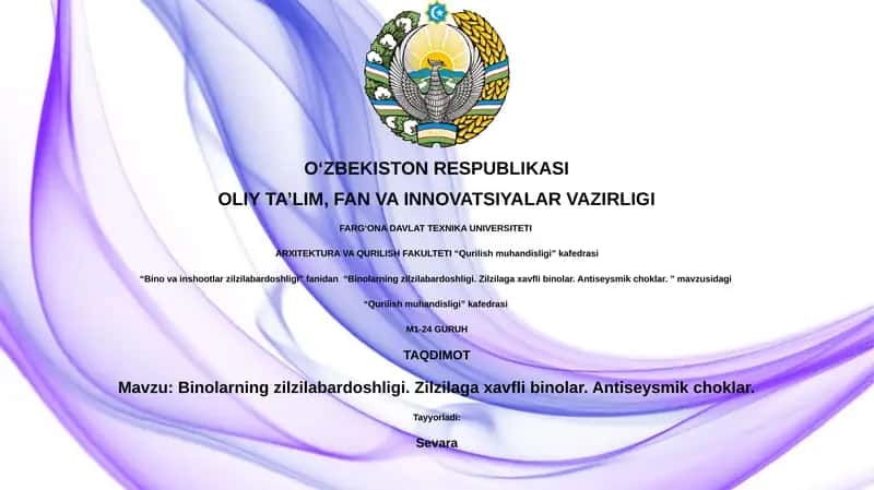 Bino va inshootlar zilzilabardoshligi