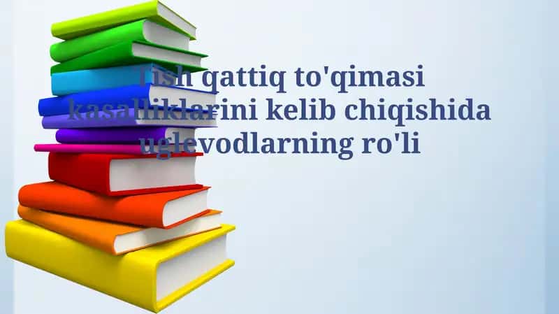 Uglevodlar va Qattiq To'qimalar Salomatligi