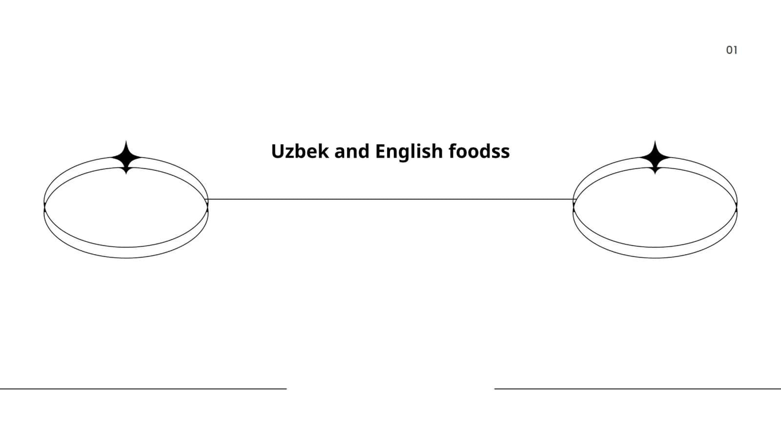 Uzbek and English foodss