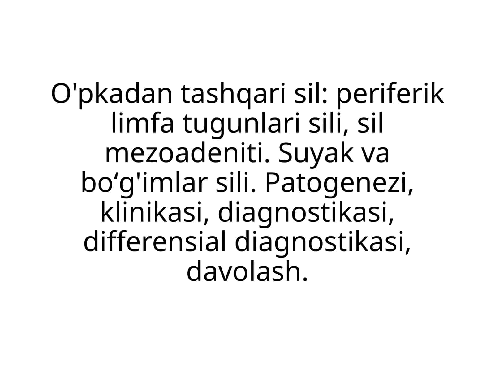 O'pkadan tashqari aʼzolar sili.