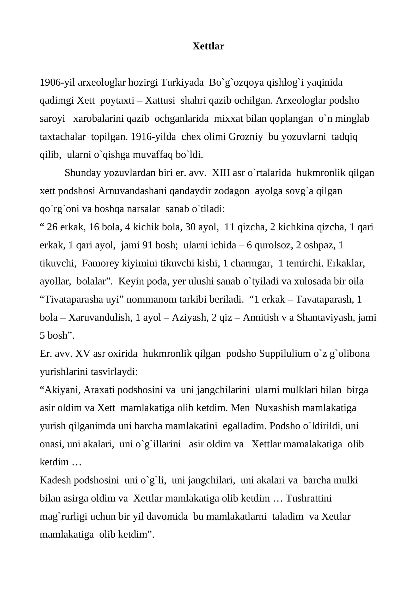 Xettlar