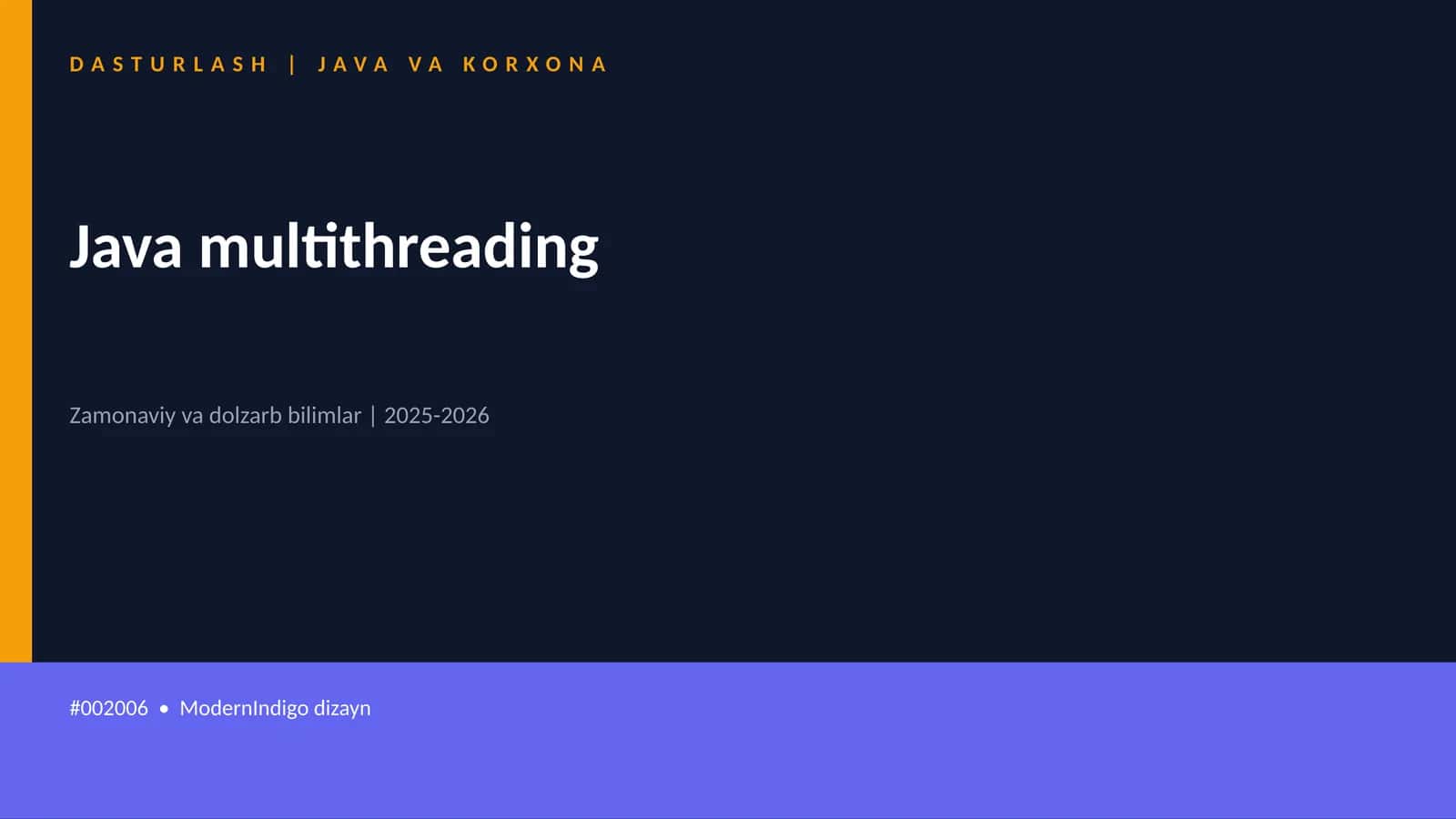 Java multithreading