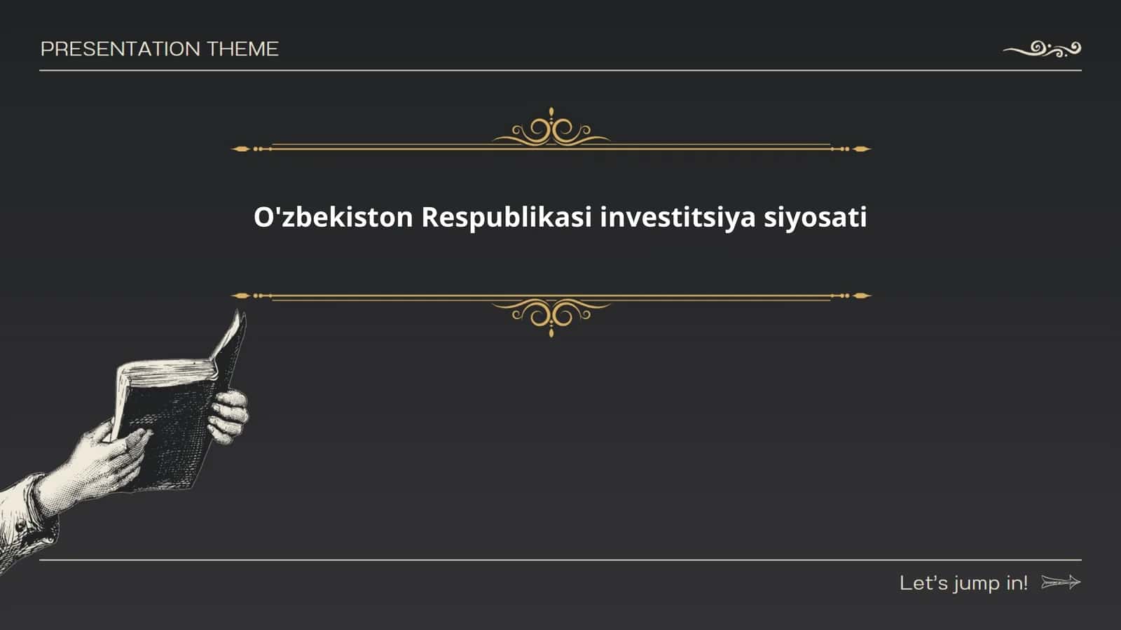 O'zbekiston Respublikasi investitsiya siyosati