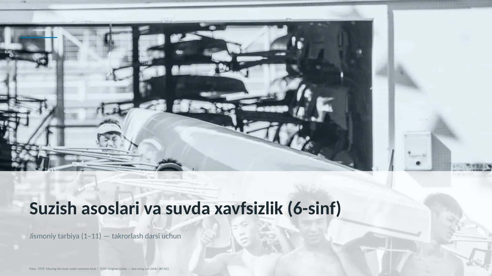 Suzish asoslari va suvda xavfsizlik (6-sinf)