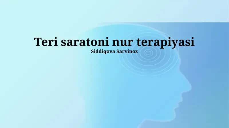 Teri saratoni nur terapiyasi