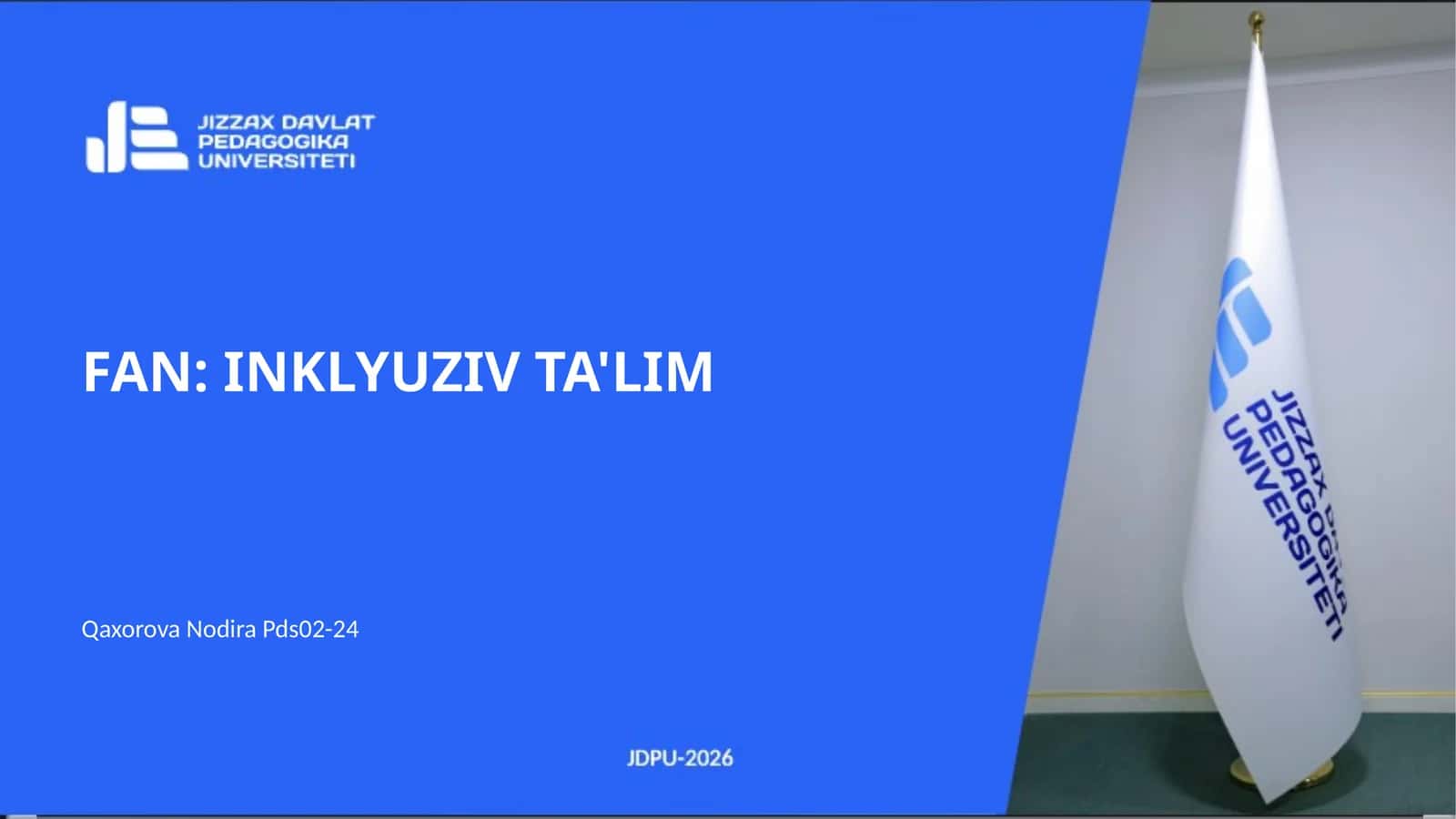 INKLYUZIV TA'LIM