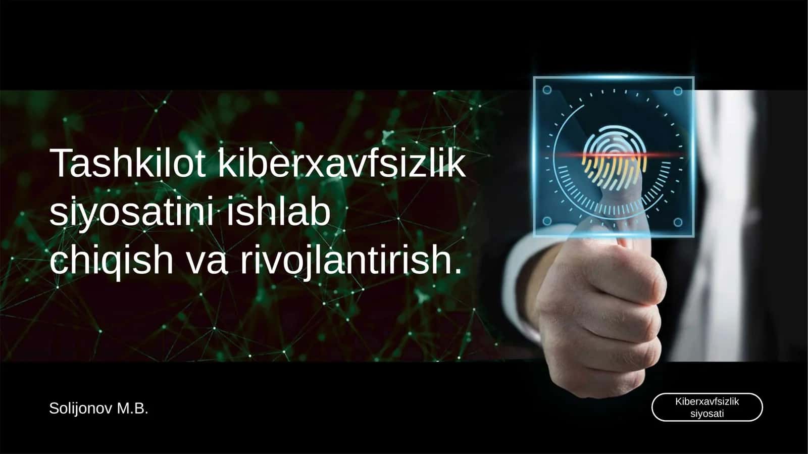 Kiberxavfsizlik siyosati