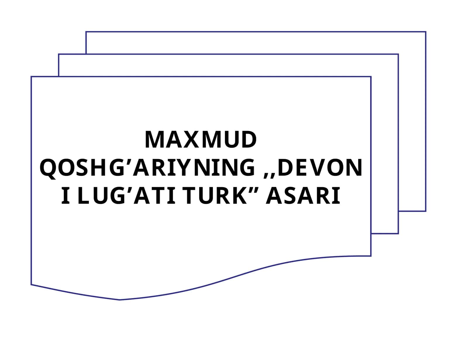MAHMUD QOSHG’ARIYNING,,DEVONI LUG’ATI TURK” ASARI