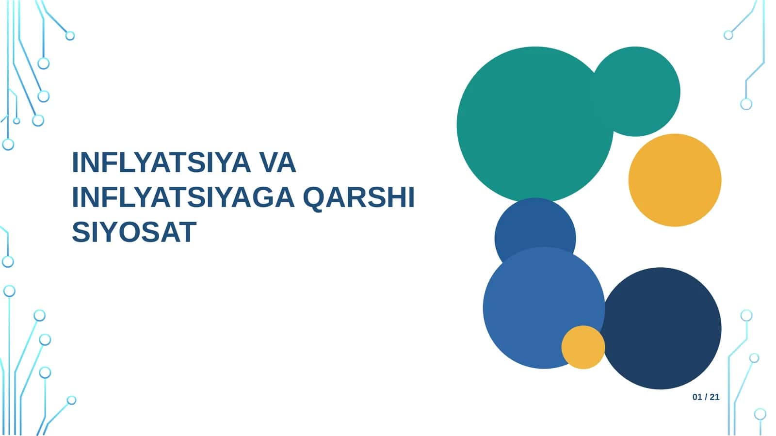 Inflyatsiya va unga qarshi siyosat