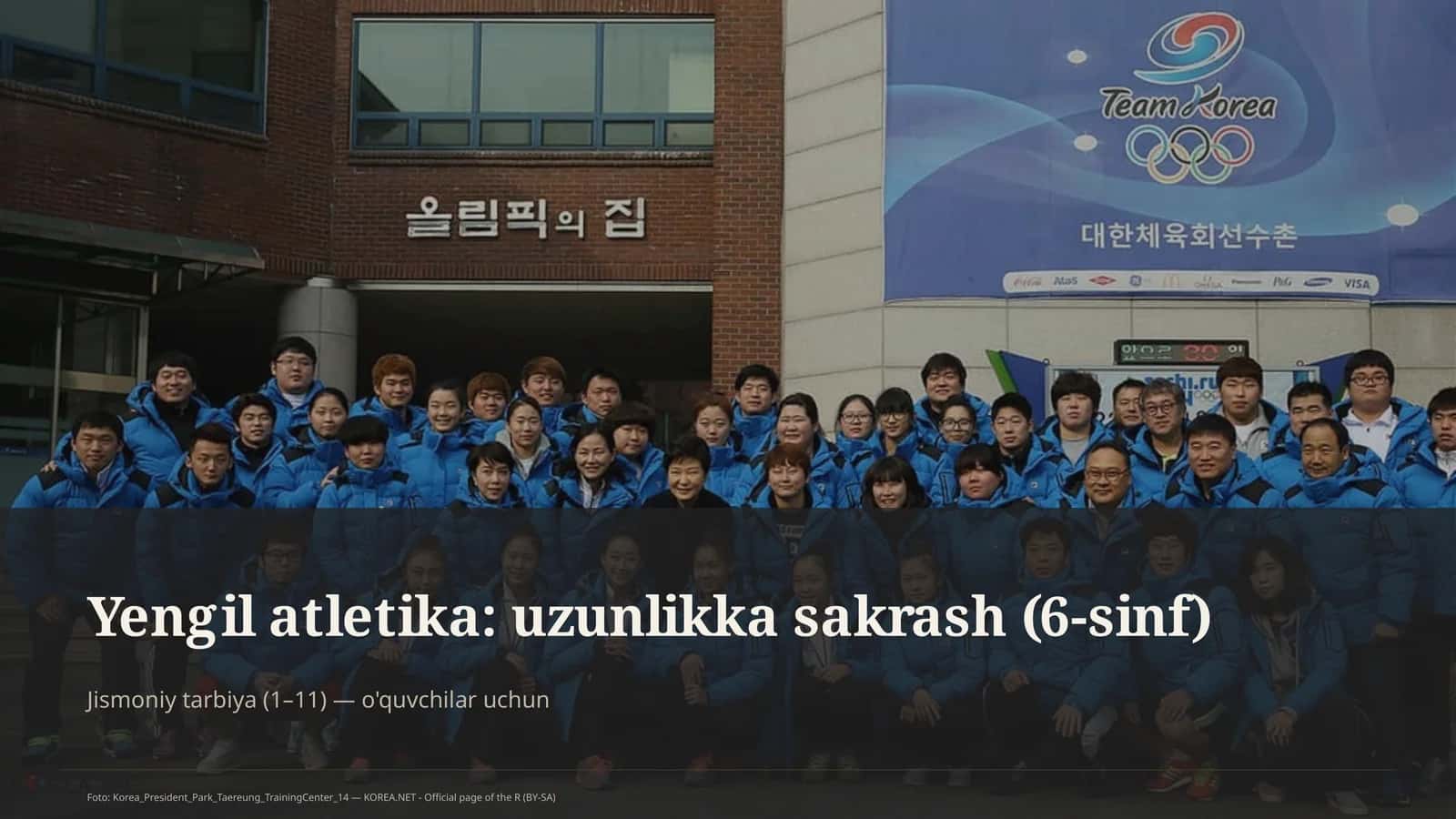Yengil atletika: uzunlikka sakrash (6-sinf)