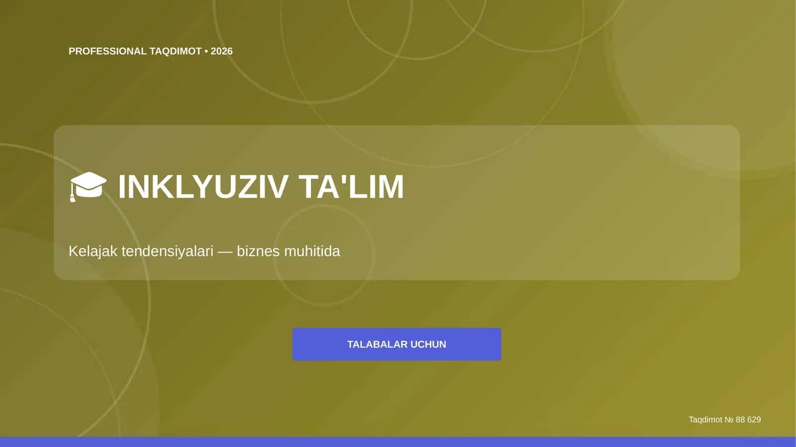 INKLYUZIV TA'LIM