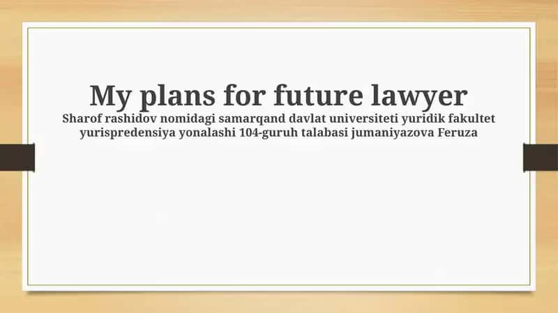 My Legal Journey: Passion, Preparation, and Purpose