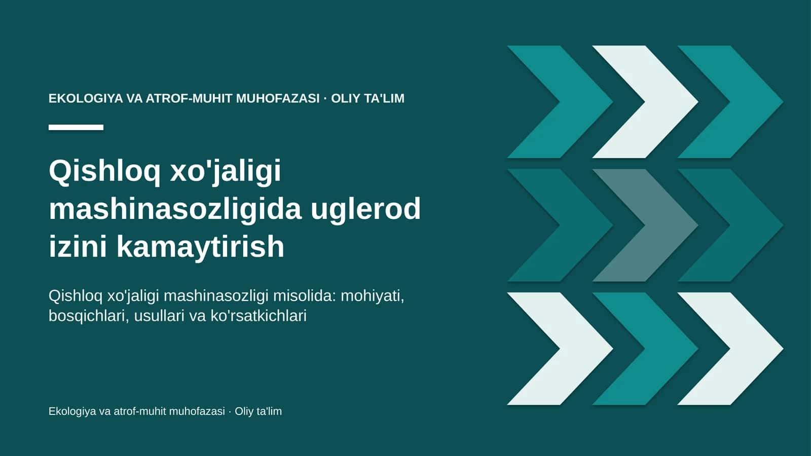qishloq xo'jaligi mashinasozligida uglerod izini kamaytirish 7445