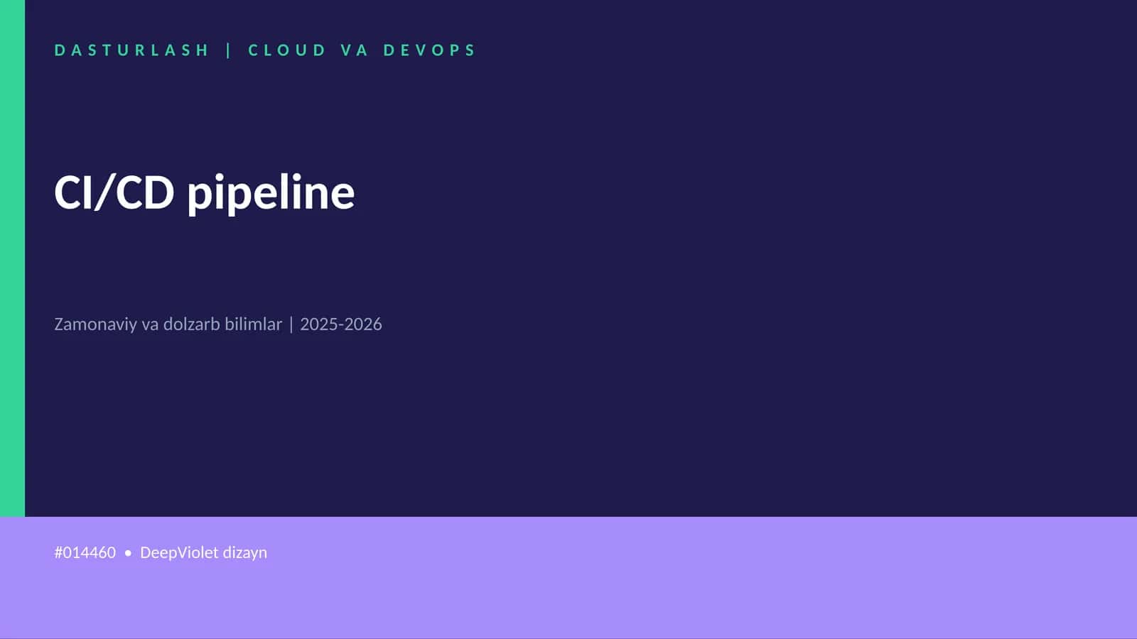 DASTURLASH | CLOUD VA DEVOPS