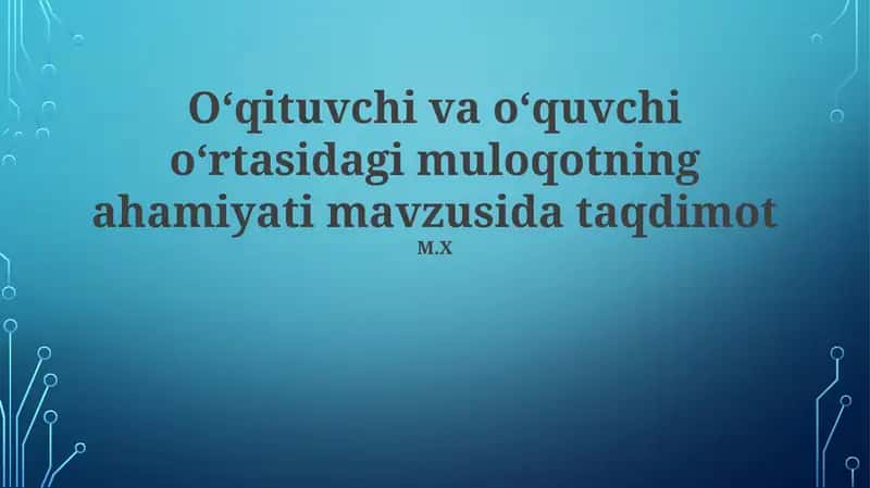 Talabalarning motivatsiyasini oshirish