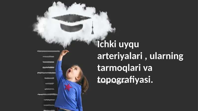 Ichki uyqu arteriyalari, ularning tarmoqlari va topografiyasi