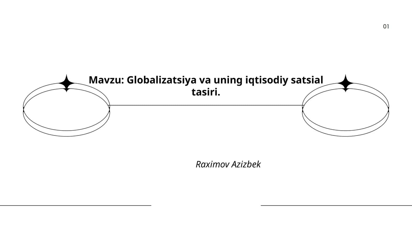 Globalizatsiya va uning iqtisodiy satsial tasiri