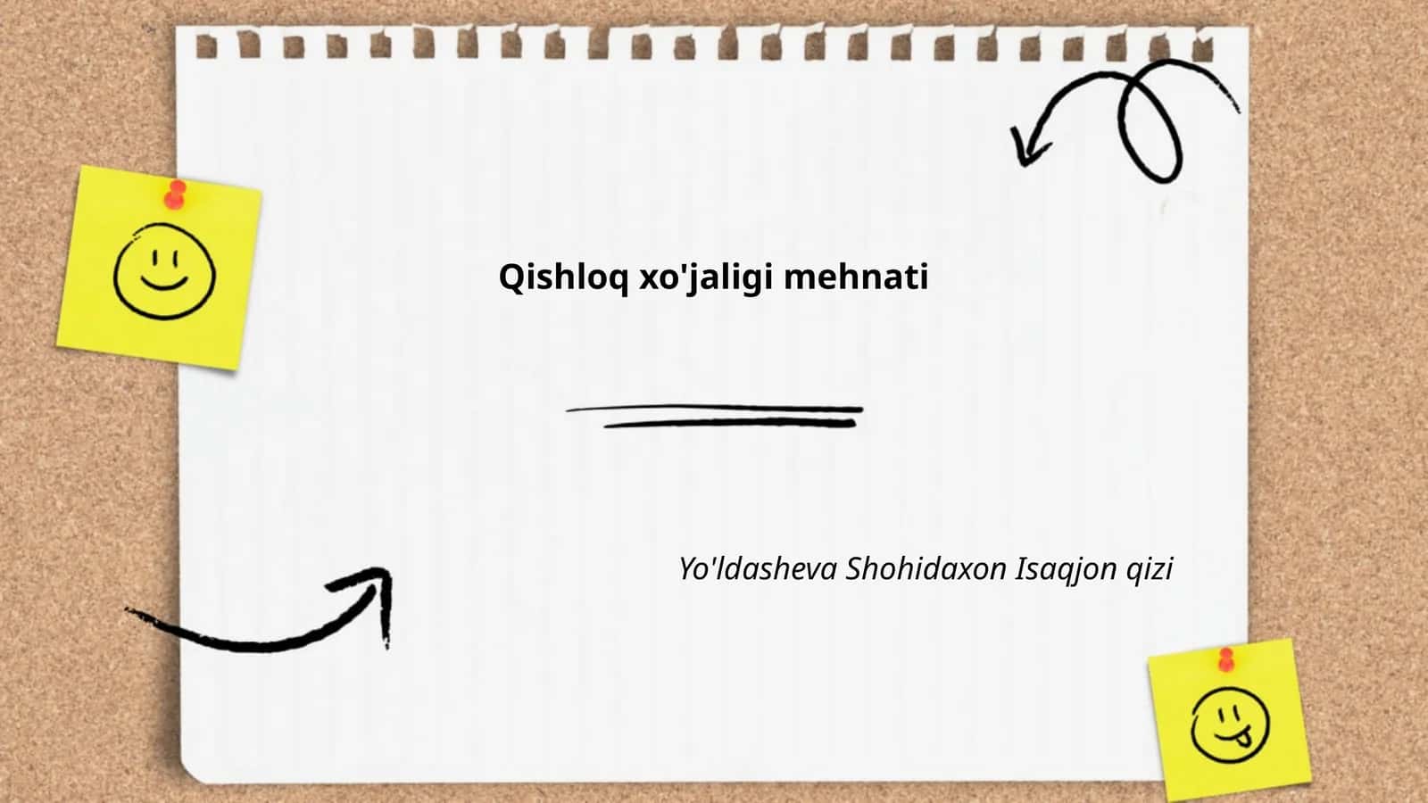 Qishloq xo'jaligi mehnati