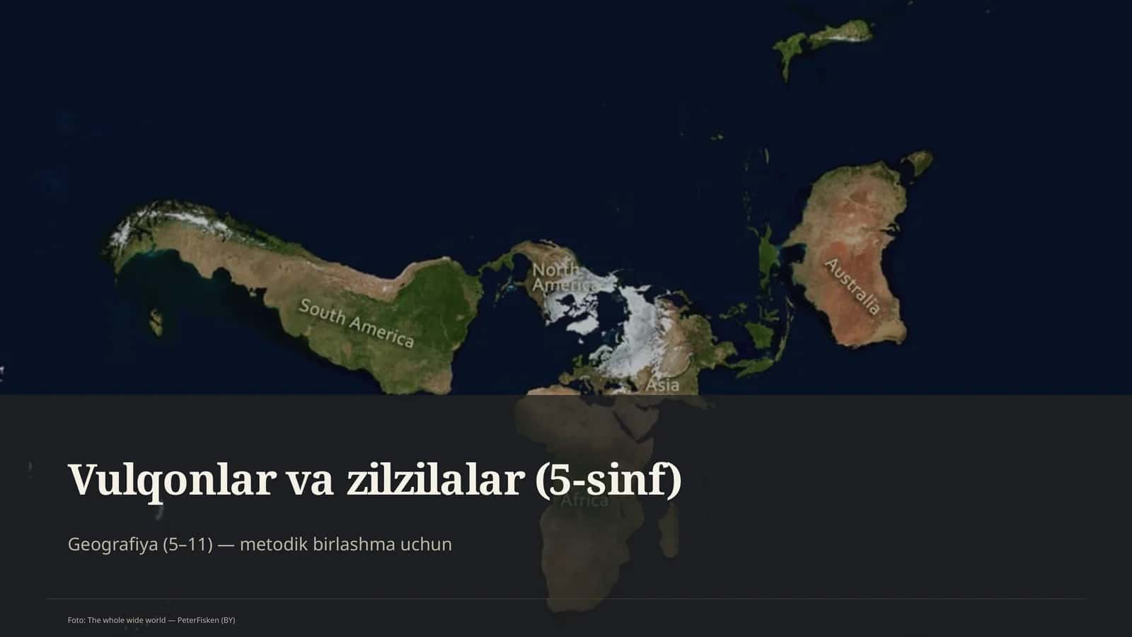Vulqonlar va zilzilalar (5-sinf)