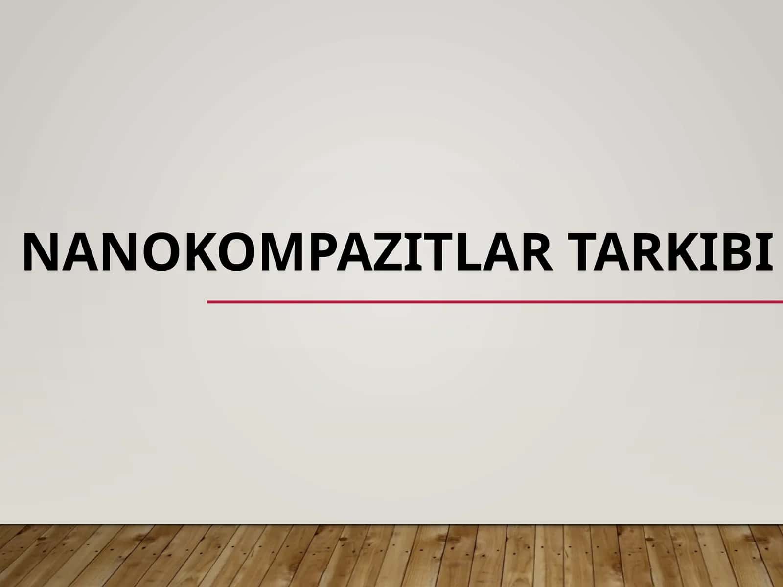 Nanokompozitlar tarkibi