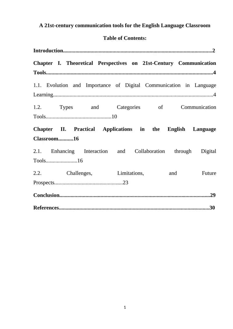 21st-century Communication Tools for the English Language Classroom