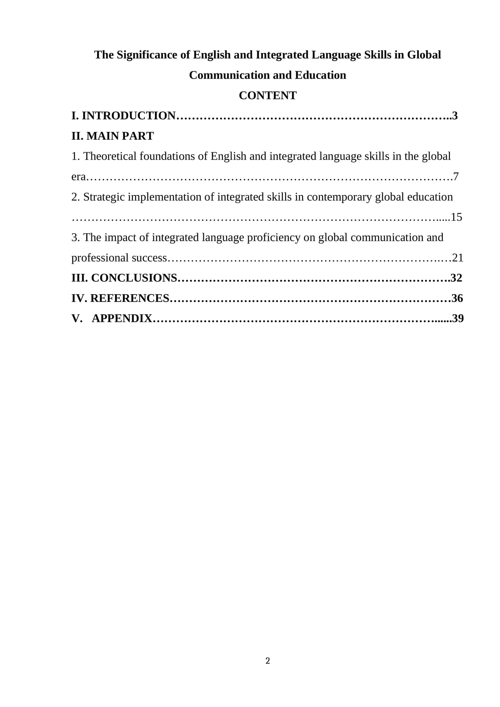 The Significance of English and Integrated Language Skills in Global Communication and Education