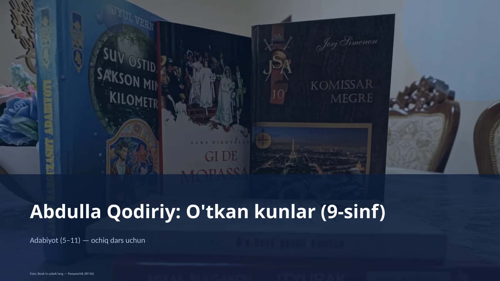 Abdulla Qodiriy: O'tkan kunlar (9-sinf)
