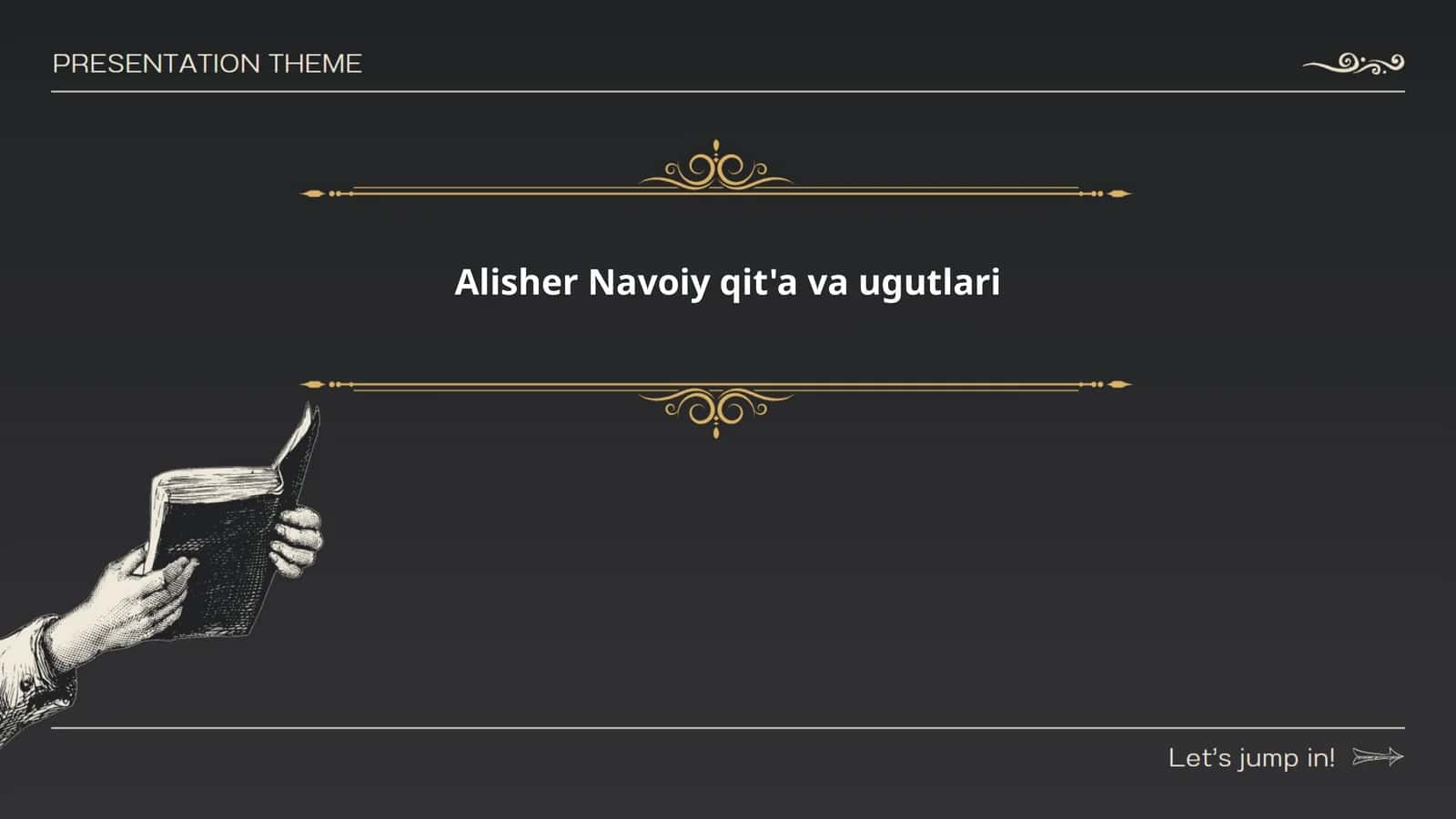 Alisher Navoiy qit'a va ugutlari