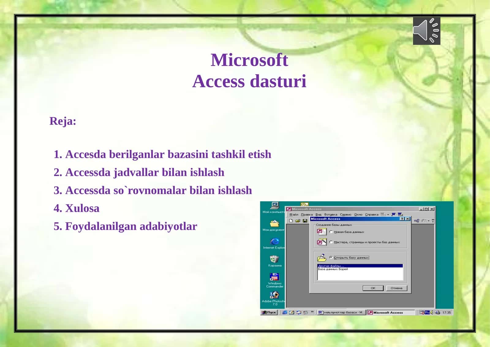 Microsoft Access dasturi